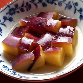 ほんのり甘い、さつまいもの甘煮